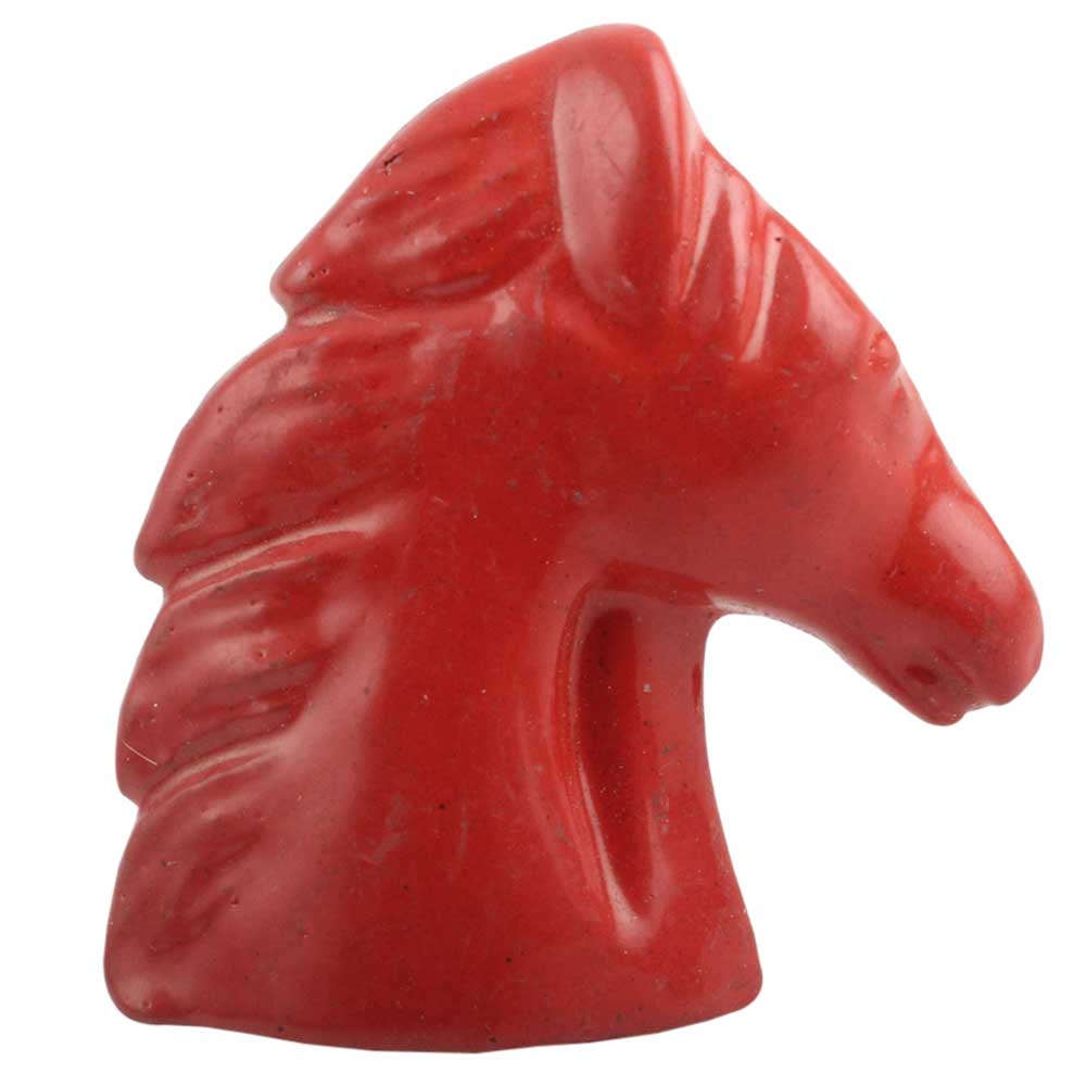 Red Horse Metal Knobs